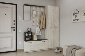 REMO je moderný nábytok do predsiene či chodby. Vešiakový panel so zrkadlom RENO je v štýlovom prevedení. Je vhodný aj do menšej predsiene či chodby.Nábytok je vyrobený z LTD dosiek, ktoré sú nenáročné na údržbu. Farebné prevedenie: dub Craft biely, grafit.Rozmery:výška: 90 cmšírka: 100 cmhĺbka: 10 cmDodávame v demontovanom stave. 