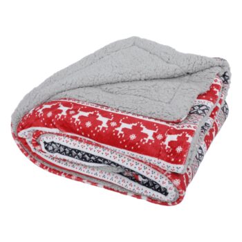 Predstavujeme vám obojstrannú baránkovú deku Renife s rozmermi 150x200 cm v elegantnej kombinácii sivej a bielej farby s moderným vzorom. Táto deka je ideálnym doplnkom do vášho interiéru, ktorý nielenže zútulní vašu spálňu, ale aj poskytne príjemné teplo počas chladných večerov.