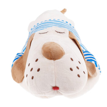 Plyšový psík Rexo Typ 2 je ideálnym spoločníkom pre deti aj dospelých, ktorí milujú mäkké a príjemné hračky. S dĺžkou 90 cm a výškou 32 cm ponúka dostatok priestoru na objímanie a hranie. Jeho moderný vzhľad v kombinácii béžovej a modrej farby z neho robí štýlový doplnok do každého interiéru.