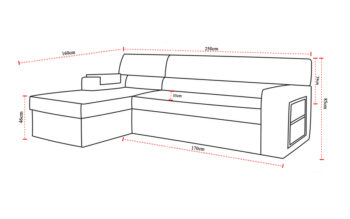 Rohová sedačka RIKI je v modernom a elegantnom prevedení. Umiestnenie rohu pravé. Je vhodná do moderných priestorov obývacích izieb. Má praktické opierky rúk, ktoré v sebe ukrývajú úložný priestor na knihy či časopisy. Sedačka je vhodná do moderných obývacích priestorov.Je vyrobená z pur peny a vlnovcovej pružiny. Disponuje jedným praktickým úložným priestorom na posteľnú bielizeň. Otváranie úložného priestoru je automatické typu Delfin. Sedačka má tiež funkciu rozkladu a je vhodná na príležitostné spanie. Čalúnené látkou Soro 95/Soro 83.Hĺbka sedačky 55 cm. Výška sedadla 46 cm. Spacia plocha sedačky 210 x 125 cm. Sedačka je vhodná aj pre náročnejších úživateľov.Dodávame v demontovanom stave.