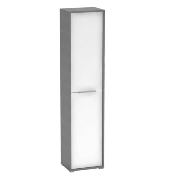 Pracovňu RIOMA NEW možno zakúpiť ako zostavu, ktorú tvorí (ŠxHxV): šatníková skriňa (75x38x217,8 cm), regál (75x38x112,2 cm), regál (75x38x182,6 cm), regál (50x38x217,8 cm), regál (75x38x217,8 cm), policová skriňa (75x38x182,6 cm), policová skriňa (50x38x182,6 cm), písací stôl (100x80x76 cm),…
