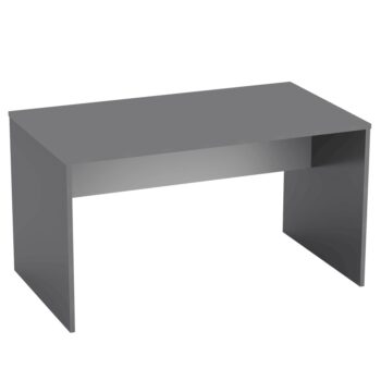 S písacím stolom RIOMA NEW TYP 11 Vám pôjde práca od ruky. Jeho rozmery sú (ŠxHxV): 140x80x76 cm, poskytuje teda dostatok pracovnej plochy. Zhotovený je z kvalitnej laminovanej DTD (drevotriesková doska) o hrúbke korpusu 22 mm, v nadčasovom farebnom prevedení grafit / biela. Stôl je dodávaný…