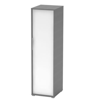 S vešiakovou skriňou RIOMA NEW TYP 20 nikdy nebudete mať núdzu o úložný priestor. Jej rozmery sú (ŠxHxV): 50x55x182,6 cm, vnútri ukrýva jednu policu s nosnosťou 5 kg a vešiakovú tyč. Zhotovená je z kvalitnej laminovanej DTD (drevotriesková doska) o hrúbke predných dosiek 16 mm a korpusu 22 mm,…