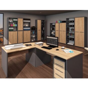 Konferenčný stolík RIOMA NEW TYP 32 na kolieskach Vám bude skvelým pomocníkom v kancelárii. Jeho rozmery sú (ŠxHxV): 90x60x45,2 cm, poskytuje dostatok úložného priestoru. Stojí na kolieskach, vďaka čomu sa s ním výborne a jednoducho manipuluje. Zhotovený je z kvalitnej laminovanej DTD …