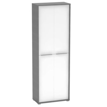 So šatníkovou skriňou RIOMA NEW TYP 5 nikdy nebudete mať núdzu o úložný priestor. Jej rozmery sú (ŠxHxV): 75x38x217,8 cm. Vo vnútri sa nachádza päť políc. Zhotovená je z kvalitnej laminovanej DTD (drevotriesková doska) o hrúbke predných dosiek 16 mm a korpusu 22 mm, v nadčasovom farebnom prevedení…
