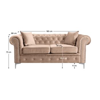 Rozkladacia dvojsedačka Romano v elegantnej svetlohnedej farbe je ideálnym riešením pre moderné interiéry, kde sa kladie dôraz na funkčnosť a štýl. Táto dvojsedačka od renomovanej značky KONDELA ponúka nielen pohodlné sedenie, ale aj praktickú rozkladaciu funkciu, ktorá umožňuje jednoduché…