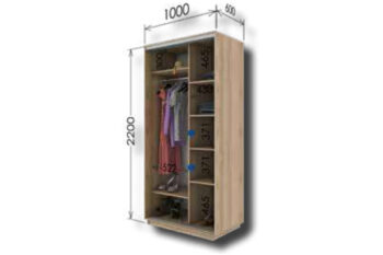 ROWEL 100 je štýlovo riešená šatníková skriňa. Je vhodná nielen do spálne ale aj do vstupnej haly, chodby, či detskej izby. Poteší Vás aj jej prijateľná cena. Skriňu Vám ponúkame v módnom a neutrálnom farebnom prevedení. Dvere sú efektne rozdelené maľovanými sklenenými pásmi, ktoré dodávajú tejto unikátnej skrini luxusný vzhľad. Praktické úchyty na manipuláciu s dverami sú umiesntené po celej výške dvier. Výnimočnosť skrine je v jej netypickej výške až 220 cm, čo Vám poskytne väčší úložný priestor. Vnútorný priestor je členený na policovú a závesnú časť s 1 závesnou tyčou. Otvorený policový regál z fotky nie je súčasťou skrine. Môžete si ho však doobjednať (viď doporučené produkty). Skriňa je vyrobená z kvalitnej LTD dosky. Kovanie a lišty sú hliníkové. Tento materiál sa ľahko udržiava, čo ocení každý majiteľ. Farebné prevedenie: biela/biely diamant. Farba biely diamant nesie štruktúru dreva - nie je v lesku (viď detail na obrázku). Rozmery (v/š/h): 220 x 100 x 60 cm. Dodávame v demonte.