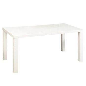 Rozkladacím jedálenským stolom ASPER TYP 1 NEW nič nepokazíte. Stôl je vďaka svojmu elegantnému prevedeniu vhodný do modernej aj klasickej domácnosti. Rozmery stola sú (ŠxHxV): 140/180x80x75 cm. Vyrobený je z kvalitnej MDF (drevovláknitá doska) a v bielom prevedení s vysokým leskom HG bude do…