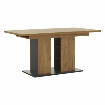 Rozkladací jedálenský stôl FIDEL S je jedným z moderných komponentov sektorového nábytku FIDEL. Rozmery stola sú (ŠxHxV): 155-204x86x77 cm. Hrúbka materiálu korpusu je 16 mm, hrúbka materiálu vrchnej dosky je 22 mm. Originálny dizajn stola si zamilujete a poteší Vás aj rozkladacia funkcia. Ak máte…