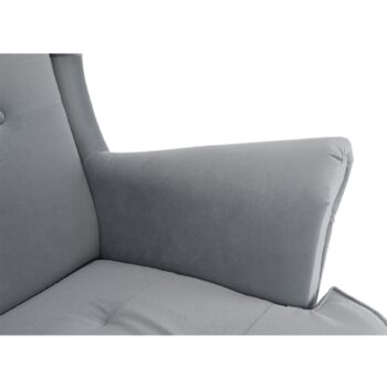 Predstavujeme vám elegantné kreslo Rufino 3 New, ktoré sa stane skvelým doplnkom vášho interiéru. Toto klasické ušiakové kreslo v modernom dizajne je ideálne pre tých, ktorí hľadajú pohodlie a štýl v jednom. Jeho svetlosivá farba v kombinácii s orechovými detailmi dodáva…