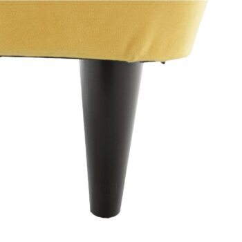 KONDELA Rufino 3 New kreslo (ušiak) žltá / wenge - Image 8
