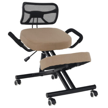 Predstavujeme vám ergonomickú kľakačku na kolieskach Rufus od značky Kondela. Tento moderný nábytok je ideálny do interiéru a môže byť využívaný celoročne. S jej béžovou a čiernou farbou sa hodí do každého priestoru.