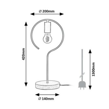 Rabalux 3220 stolná lampa