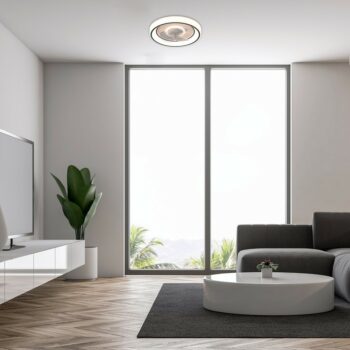 Rabalux 71009 stropný ventilátor s LED svetlom Horacio, čierna