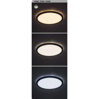 Rabalux 71097 stropné Slim LED svietidlo Gonzalo 36 W, čierna