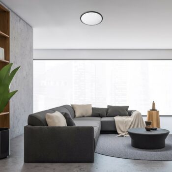 Rabalux 71128 stropné LED svietidlo Engon, 24 W, čierna