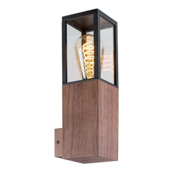 Rabalux 7195 vonkajšia nástenná lampa s drevenými prvkami Wales