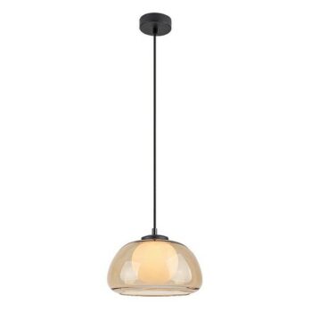 Rabalux 72273 moderný závesný luster Elowen, jantárová, G9, 1x max. 5W