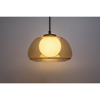 Rabalux 72273 moderný závesný luster Elowen, jantárová, G9, 1x max. 5W