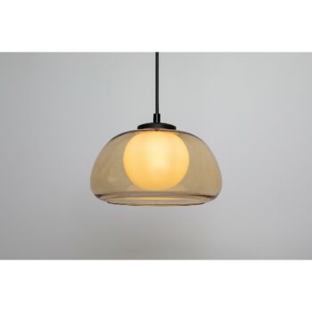 Rabalux 72273 moderný závesný luster Elowen, jantárová, G9, 1x max. 5W