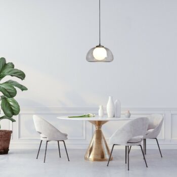 Rabalux 72275 moderný závesný luster Elowen, dymová, G9, 1x max. 5W