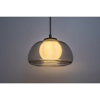 Rabalux 72275 moderný závesný luster Elowen, dymová, G9, 1x max. 5W