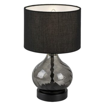 Rabalux 74034 dekoratívna stolná lampa Pirelo, E14, 1x max. 25W, čierna