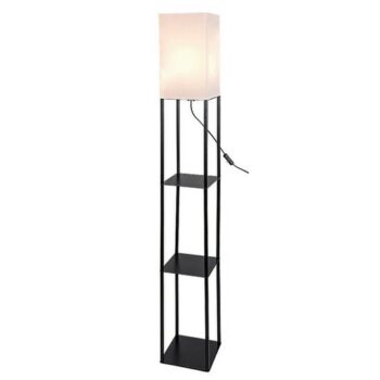 Rabalux 74191 kovová podlahová lampa Bronn, čierna