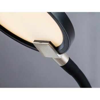 Rabalux 74199 stolná LED lampa s klipom Marcin, čierna