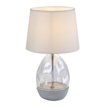 Rabalux 74227 dekoratívna stolná lampa Apolonia, biela, E27, 1x max. 40W, IP20