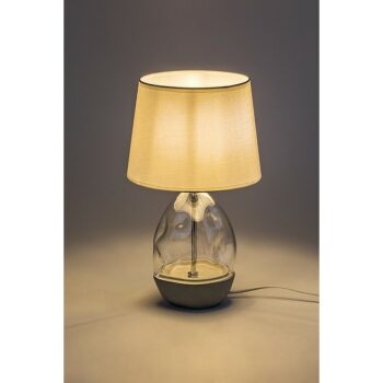 Rabalux 74227 dekoratívna stolná lampa Apolonia, biela, E27, 1x max. 40W, IP20