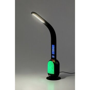 Rabalux 74230 stolná LED lampa s glitrami Figen, čierna, 5W, 290lm, 5000K, stmievateľná