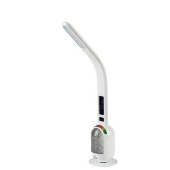 Rabalux 74231 stolná LED lampa s glitrami Figen, biela, 5W, 290lm, 5000K, stmievateľná