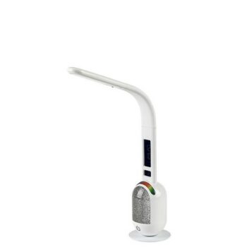 Rabalux 74231 stolná LED lampa s glitrami Figen, biela, 5W, 290lm, 5000K, stmievateľná