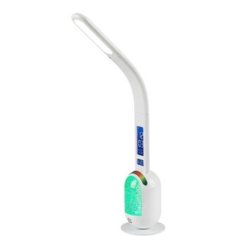 Rabalux 74231 stolná LED lampa s glitrami Figen, biela, 5W, 290lm, 5000K, stmievateľná