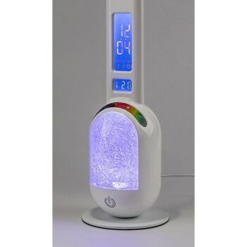 Rabalux 74231 stolná LED lampa s glitrami Figen, biela, 5W, 290lm, 5000K, stmievateľná