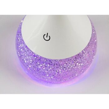 Rabalux 74248 funkčná a dekoratívna stolná LED lampa s glitrami Vivter, 4W, 2200lm, IP20
