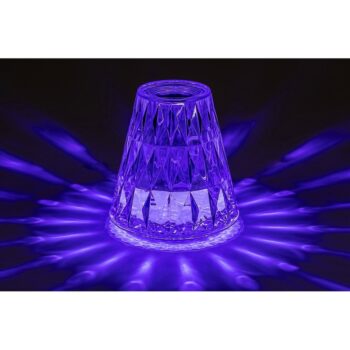 Rabalux 76004 stolná LED lampa Siggy, priehľadná