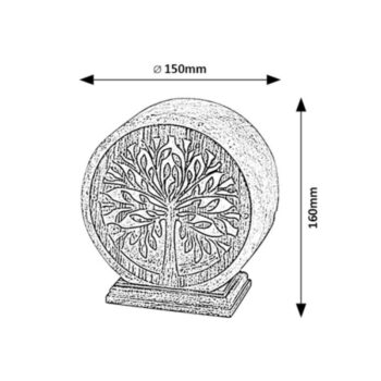 Rabalux 76009 dekoratívna soľná lampa Igdrasil
