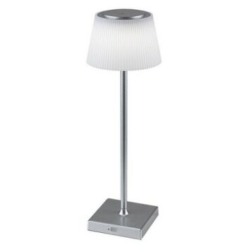 Rabalux 76013 stolná LED lampa Taena, 4 W, strieborná
