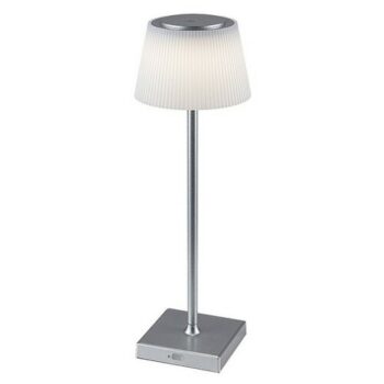 Rabalux 76013 stolná LED lampa Taena, 4 W, strieborná