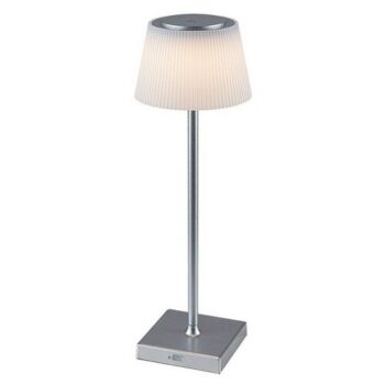 Rabalux 76013 stolná LED lampa Taena, 4 W, strieborná