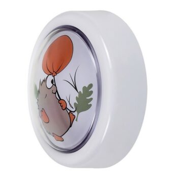 Rabalux 76072 detské push light nočné osvetlenie Hedgy - ježko a balón, 0,3W, 5lm, 6000K, pr. 10 cm