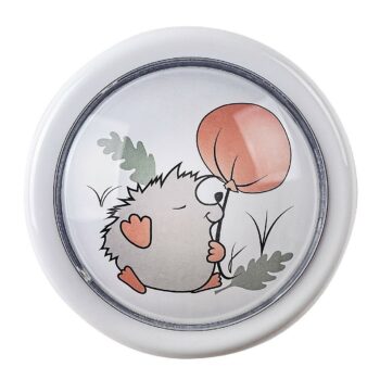 Rabalux 76072 detské push light nočné osvetlenie Hedgy - ježko a balón, 0,3W, 5lm, 6000K, pr. 10 cm