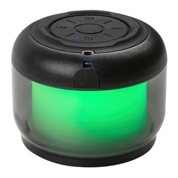 Rabalux 76110 stolná LED lampa s reproduktorom Radelia, RGB, bluetooth, 3W, IP20