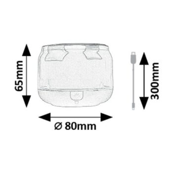 Rabalux 76110 stolná LED lampa s reproduktorom Radelia, RGB, bluetooth, 3W, IP20