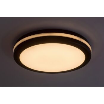 Rabalux 77035 vonkajšie stropné LED svietidlo s CCT prepínačom Indre, čierna