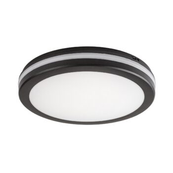 Rabalux 77035 vonkajšie stropné LED svietidlo s CCT prepínačom Indre, čierna