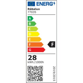 Rabalux 77035 vonkajšie stropné LED svietidlo s CCT prepínačom Indre, čierna