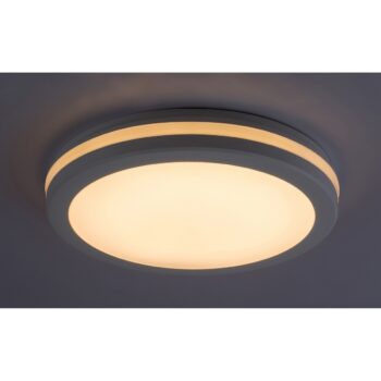 Rabalux 77036 vonkajšie stropné LED svietidlo s CCT prepínačom Indre, biela